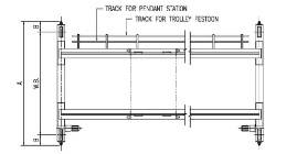 Double Girder Cranes Class A-C Top Running with Fixed Wheels (Less Hoist)