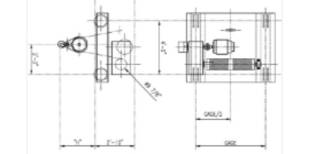 Standard Class E with Parallel Gearbox Open Deck Hoisting Machinery